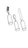 eating utensil with handles