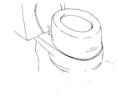 high toilet seat insert 